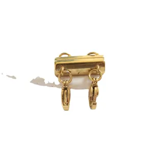 Chiusura per collana magnetica multilivello dorata connettore accessori per gioielli