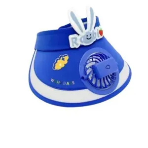 USB oplaadbare zonneklep ventilator hoed, zomer outdoor koelende zonnescherm hoed detail