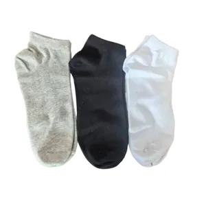 Unisex Einfarbig Atmungsaktive Kurze Socken Casual Sport Polyester Socken Für Damen Und Herren Alltag