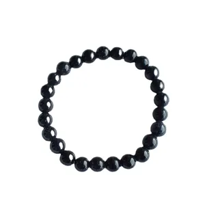 Natural stone beaded stretch bracelet 8mm gemstone minimalist handmade fashion jewelry piece