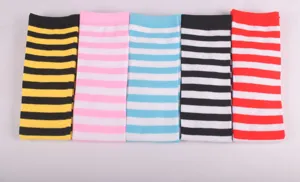 Japanese style striped over-the-knee socks student long tube socks cute cosplay hosiery