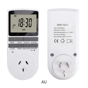 Digitale Zeitschaltuhr Steckdose Programmierbare Elektronische Timer Schalter Steckdose Mit LCD Display Für Haushaltsgeräte