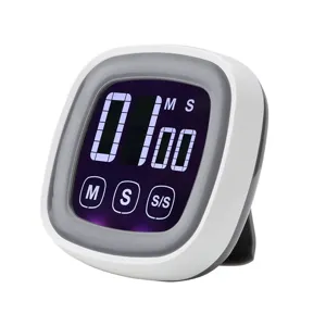 Elektronischer Küchentimer mit Touchscreen, digitale Countdown-Uhr zum Kochen und Backen.
