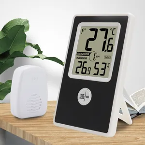 Wireless Digital Indoor Outdoor Thermometer Hygrometer With Remote Sensor Electronic Temperature Humidity Monitor Home Weather Station