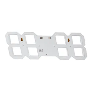 3d led digital wall clock modern design silent night light desk clock with temperature timer alarm