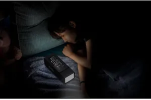 Digital alarm clock night light bedside table multi-functional creative radio led display clock
