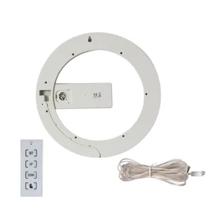 LED hollow wall clock modern minimalist electronic clock home decorative silent digital alarm clock