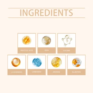 Skincare essence active ingredients detail infographic showing key active formulas clearly.