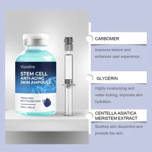 Viareline Stammzellen Anti-Aging Hautampulle 35ml feuchtigkeitsspendendes und straffendes Serum