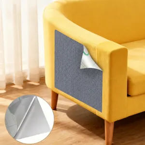 Protector de arañazos para gatos sofá mueble alfombrilla adhesiva resistente y útil