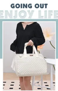 Portable canvas pet carrier bag, large capacity quilted tote for cats and dogs, stylish.
