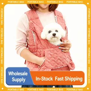 Breathable Pet Carrier Backpack Portable Quilted Cat Dog Bag For Small Animals Outdoor Travel Pet Supplies