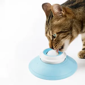 Interactive cat slow feeder toy anti choking pet bowl slow eating device for cats dogs