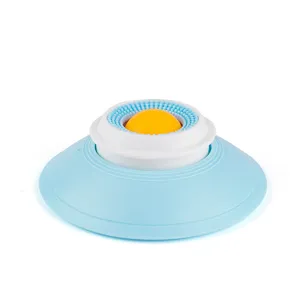 Interactive pet slow feeder dog toy and lick mat with anti-rollover base for pets.