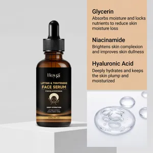HOYGI Siero Viso 60ml Idratante Antietà Cura della Pelle Rassodante Illuminante Essenza