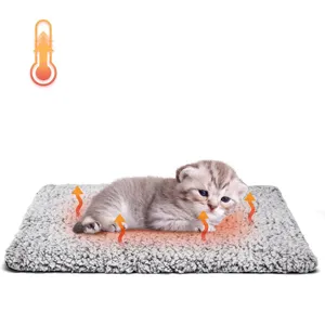 Haustier Heizmatte Selbsterwärmende Katze Hund Thermomatte Weiches Fleece Warmes Bett Matte Für Den Innenbereich