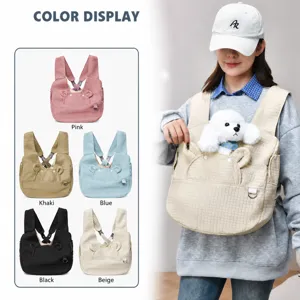 Pet Outing Portable Double Shoulder Backpack Cat Bag Breathable Large Capacity Pet Backpack For Small Dogs And Cats