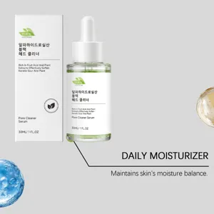 Sérum nettoyant pour les pores HANCHOBIT aux acides de fruits et extraits de plantes. Hydratant.