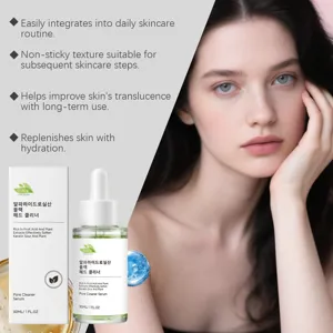 Sérum facial nettoyant pour les pores HANCHOBIT vue détaillée avec formule hydratante.