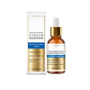 Siero viso idratante levigante con complesso di peptidi e collagene per la cura quotidiana.