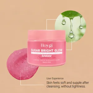 HOYGI facial exfoliating scrub gel gentle deep cleansing moisturizing smooth radiant skin 150g