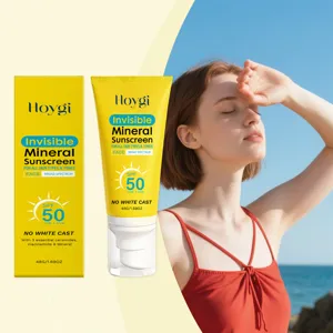 HOYGI Unsichtbare Mineral Sonnencreme SPF 50 Sanfter Gesichtsschutz 48g Für Alle Hauttypen