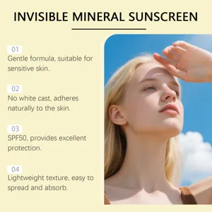 Mineralische Sonnencreme LSF 50 sanfte Formel leichte Textur ohne weissen Schicht Gesicht