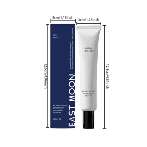 EAST MOON Heren Vochtinbrengende Zonnebrandcrème SPF 50 Gelaatsbescherming 30G Box