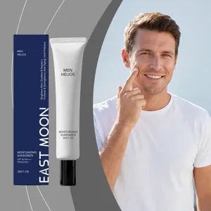 EAST MOON Heren Gezicht Hydraterende Zonnebrandcrème SPF 50 PA+++ Verfrissende UV-bescherming