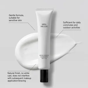 Men Helios vochtinbrengende zonnecrème 30g, milde formule voor dagelijks gebruik en buiten