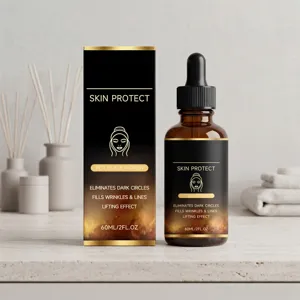 Siero viso anti età con contagocce, formula protettiva per una pelle soda e levigata.