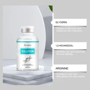 Zyvarn hydrating facial ampoule serum 30ml with glycerin, 1,2-hexanediol and arginine for smooth skin.