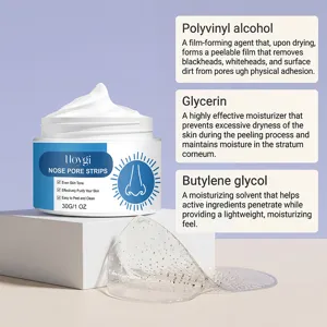 HOYGI Nose Pore Strips Blackhead Remover Peel-Off Mask Deep Cleansing Skincare Cream 30G