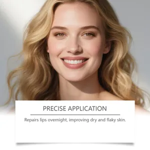 Mascarilla labial hidratante colageno reparacion nocturna labios secos y agrietados suave