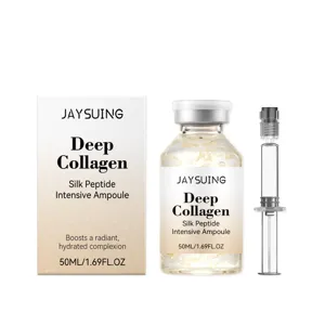JAYSUING Deep Collagen Silk Peptide 50ml ενυδατικός ορός προσώπου για λαμπερή επιδερμίδα.