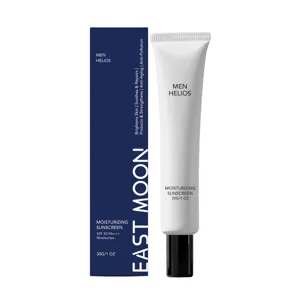 EAST MOON Heren Hydraterende Zonnebrandcrème SPF 50 PA+++ Gezichtsbescherming 30g