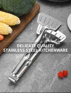 Pinza espátula para pescado de acero inoxidable 304 para cocina profesional