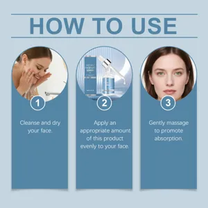 Sérum lifting facial instantáneo para cuidado diario, hidratación profunda para piel suave.