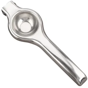 Heavy duty stainless steel manual lemon squeezer and citrus juicer for home kitchen