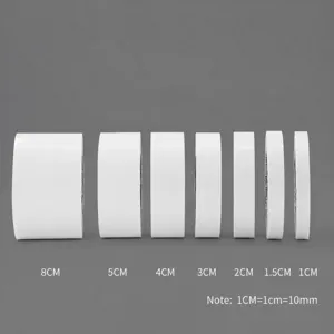Heavy duty double sided foam tape in various widths for multi-purpose mounting and bonding tasks.