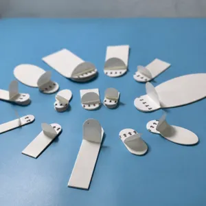 Trace-less removable adhesive double-sided hook glue pads, various shapes and sizes detail.