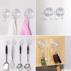 Ganci a ventosa trasparenti resistenti impermeabili per cucina bagno casa ufficio