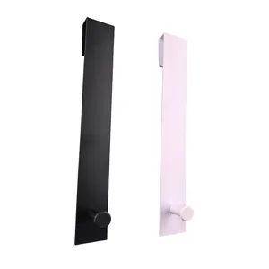 Gancio da porta singolo appendiabiti per bagno camera da letto nero bianco organizer utile