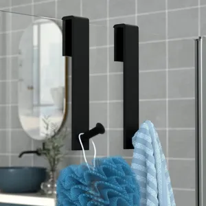 Gancio da Muro in Plastica Moderno Senza Punzonatura Gancio Singolo per Vestiti Cappello Bagno Cucina Casa