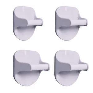 Supporto da Parete per Flacone Spray in Plastica ABS Adesivo Scaffale di Stoccaggio per Cucina e Bagno
