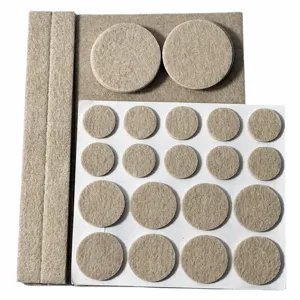 Self Adhesive Felt Pads Furniture Protection Pads Anti Slip Table Chair Leg Floor Protector Heavy Duty Thick Felt Mat