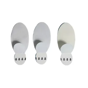 Removable adhesive wall hooks double-sided traceless sticky tape for hanging items securely.