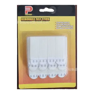 Removable self-stick hanging strips picture hanging strips heavy duty damage free wall hanging