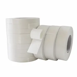 High viscosity white foam double-sided tape strong adhesive tape rolls for home and industrial use.
