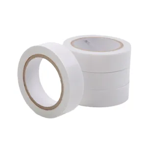 White double-sided adhesive tape rolls strong sticky tape for office school crafts